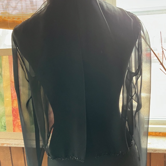 VINTAGE SHEER BEADED OVER JACKET - Picture 5 of 7